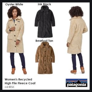 Patagonia Women's Recycled High Pile Fleece Coat